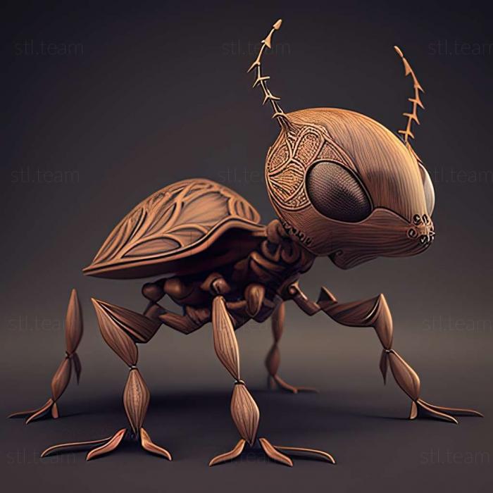 3D модель Crematogaster abstinens (STL)